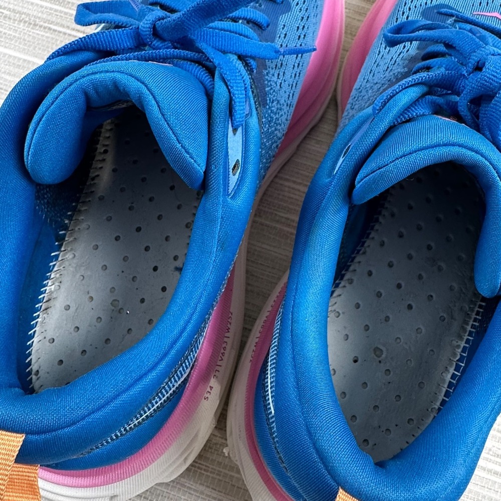 Hoka Bondi 8 Running Shoes Womens 10B Coastal Sky Model 1127952 Sneaker CSAA - Picture 6 of 10